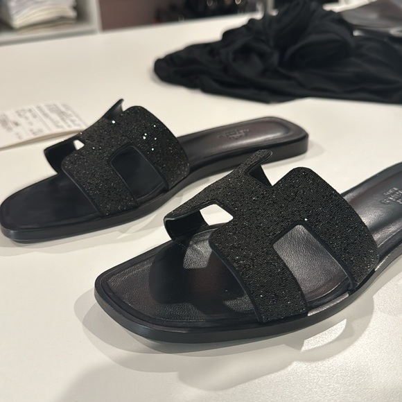 Hermes OASIS GLITTER SANDAL - Picture 4 of 8
